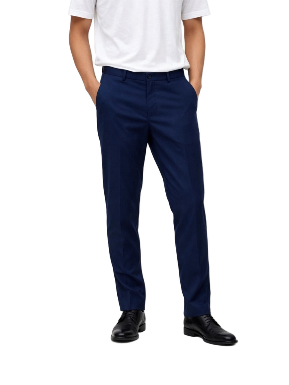 H&M Men's super skinny fit Deep Blue men’s Dress Pants